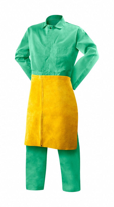 Side Split Cowhide Waist Apron Leather