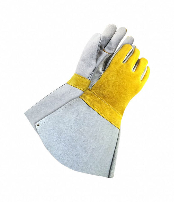 Welding Gloves Gray Yellow Unidersal PR