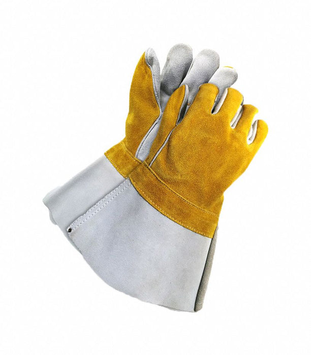 Welding Gloves Gray Yellow Universal PR