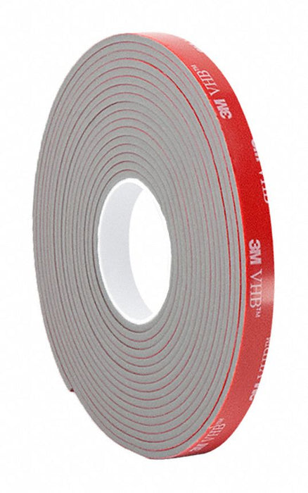 Foam Tape Gray 5 yd L 3/4 in W