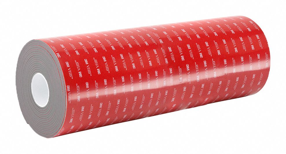 Foam Tape Gray 5 yd L 12 in W