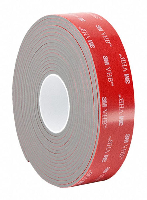 Foam Tape Gray 5 yd L 2 in W
