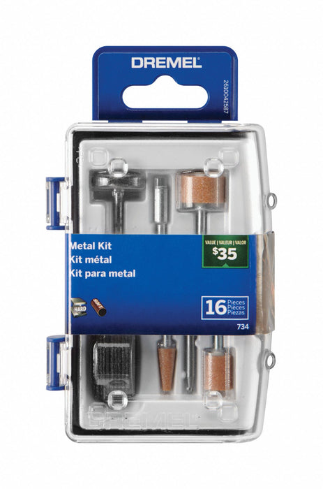 MetalWorkRotaryAccessoryKit 16pc w/Case