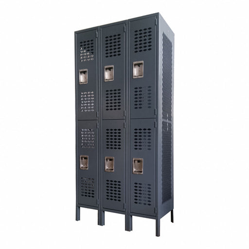 Wardrobe Locker Gray Steel