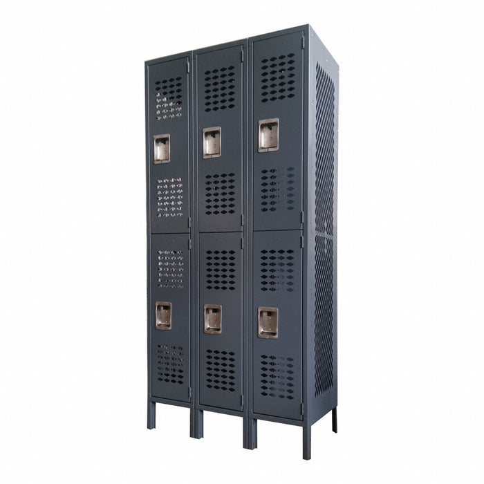Wardrobe Locker Gray Steel