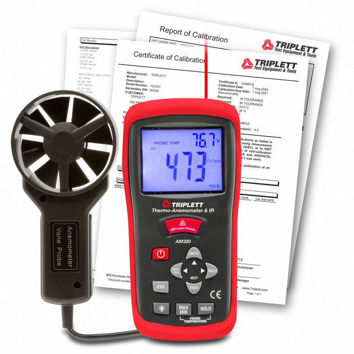 Anemometer 80 to 5 906fpm 14 to 140F