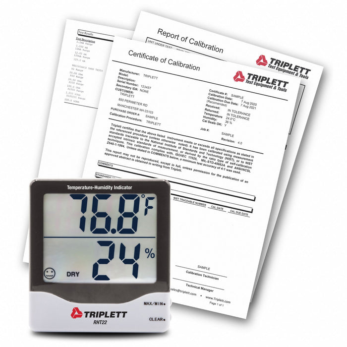 HYGRO-THERMOMETER WITH NIST
