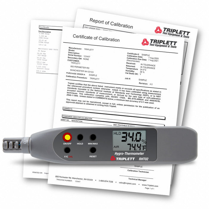 HUMIDITYPEN/PSYCHROMETER Onboard NIST