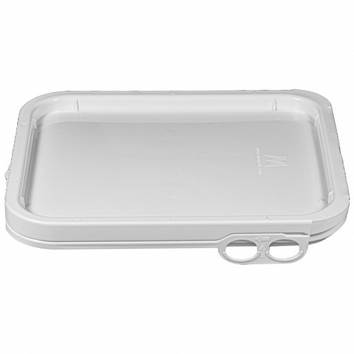 Lid 9.75 in W Plastic White