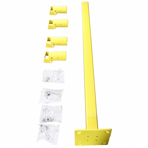 Safety Handrail Steel Yellow 43-5/16 H
