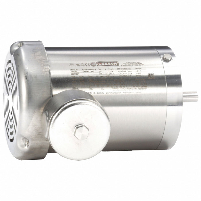 WashdownMotor 1hp 1725RPM 56C 230/460VAC