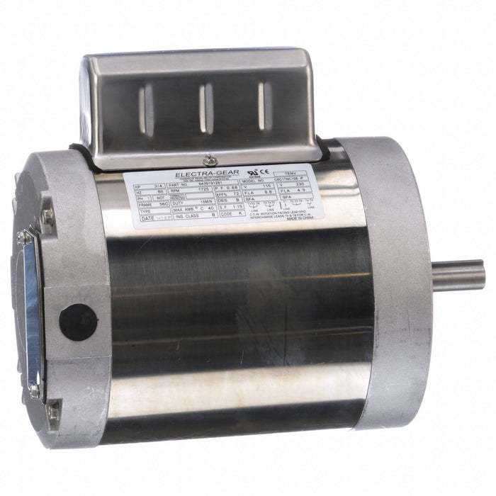 Boat Hoist Duty Motor 3/4 hp 9.8/4.9 A