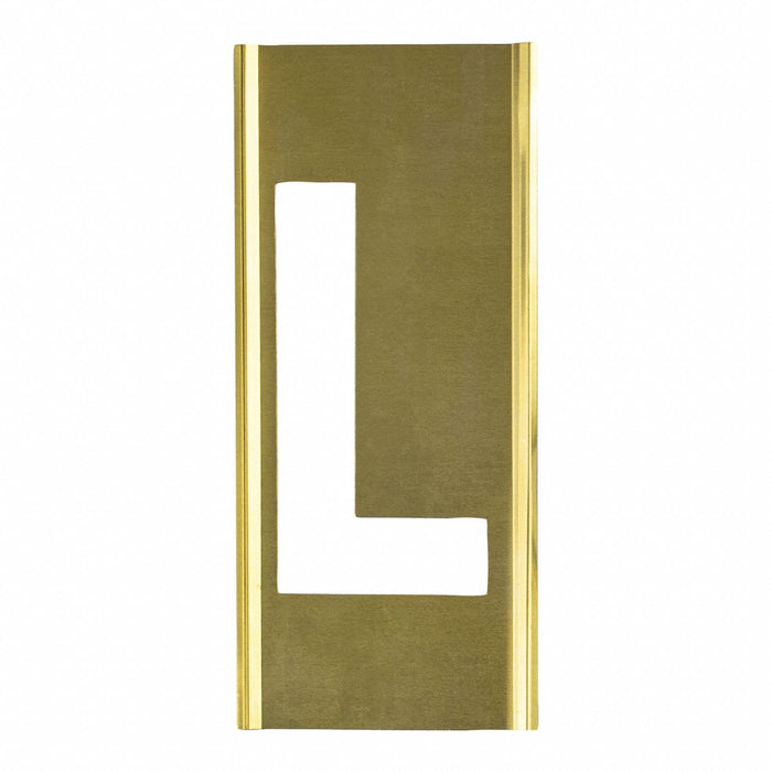 Individual Stencil Letter Brass