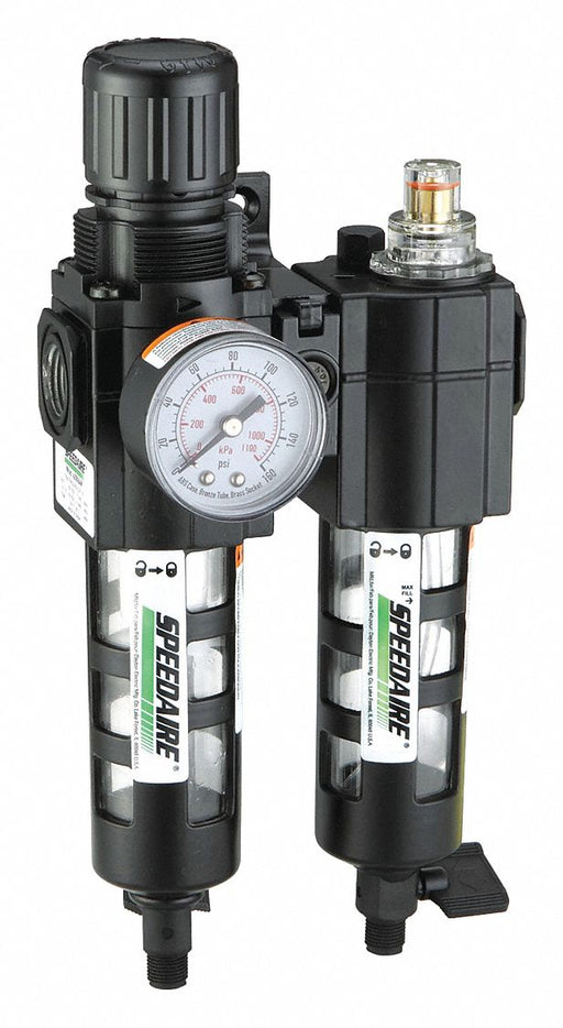 FRL 2 pcs 1/4 NPT 40 micron 51 cfm