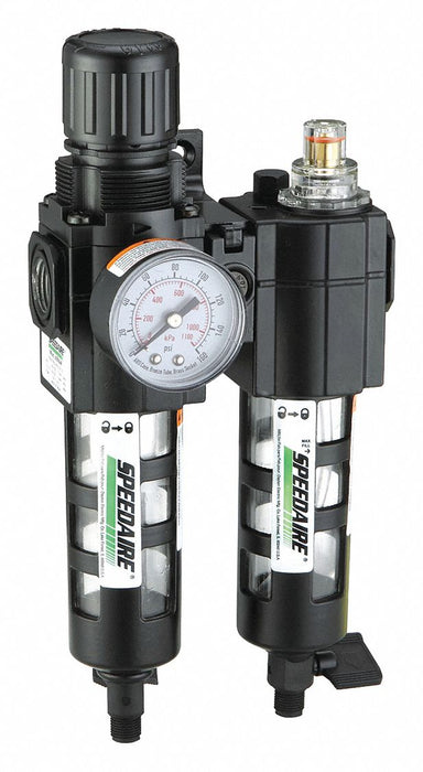 FRL 2 pcs 3/8 NPT 40 micron 51 cfm