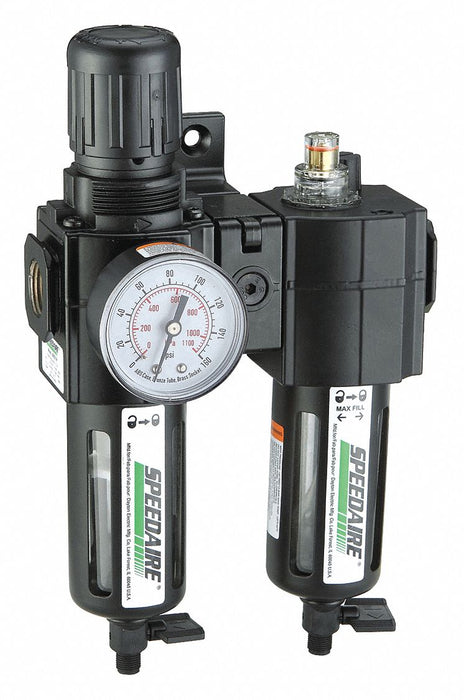 FRL 2 pcs 3/8 NPT 40 micron 60 cfm