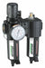 FRL 2 pcs 1/4 NPT 5 micron 60 cfm