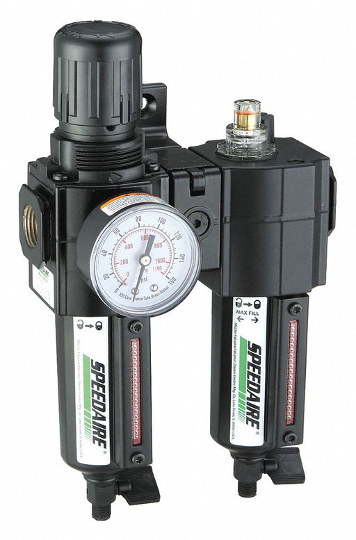 FRL 2 pcs 1/4 NPT 40 micron 60 cfm