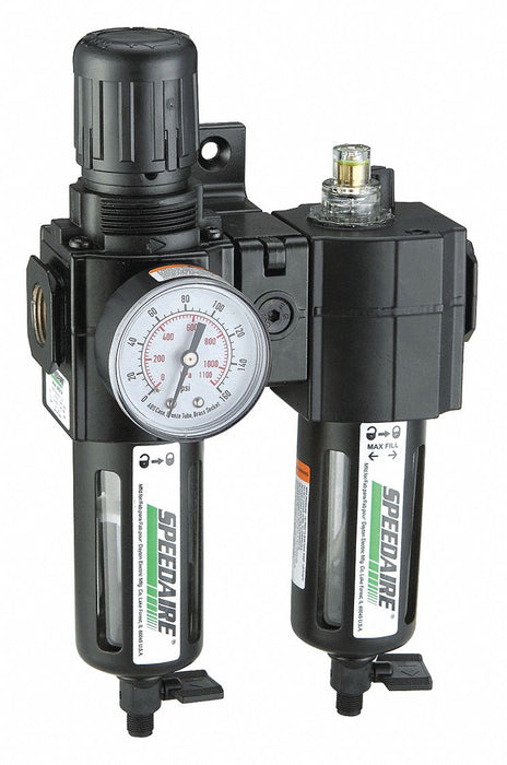 FRL 2 pcs 1/2 NPT 40 micron 60 cfm