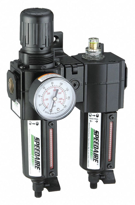 FRL 2 pcs 1/4 NPT 5 micron 60 cfm