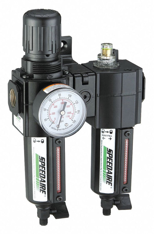 FRL 2 pcs 1/4 NPT 40 micron 60 cfm