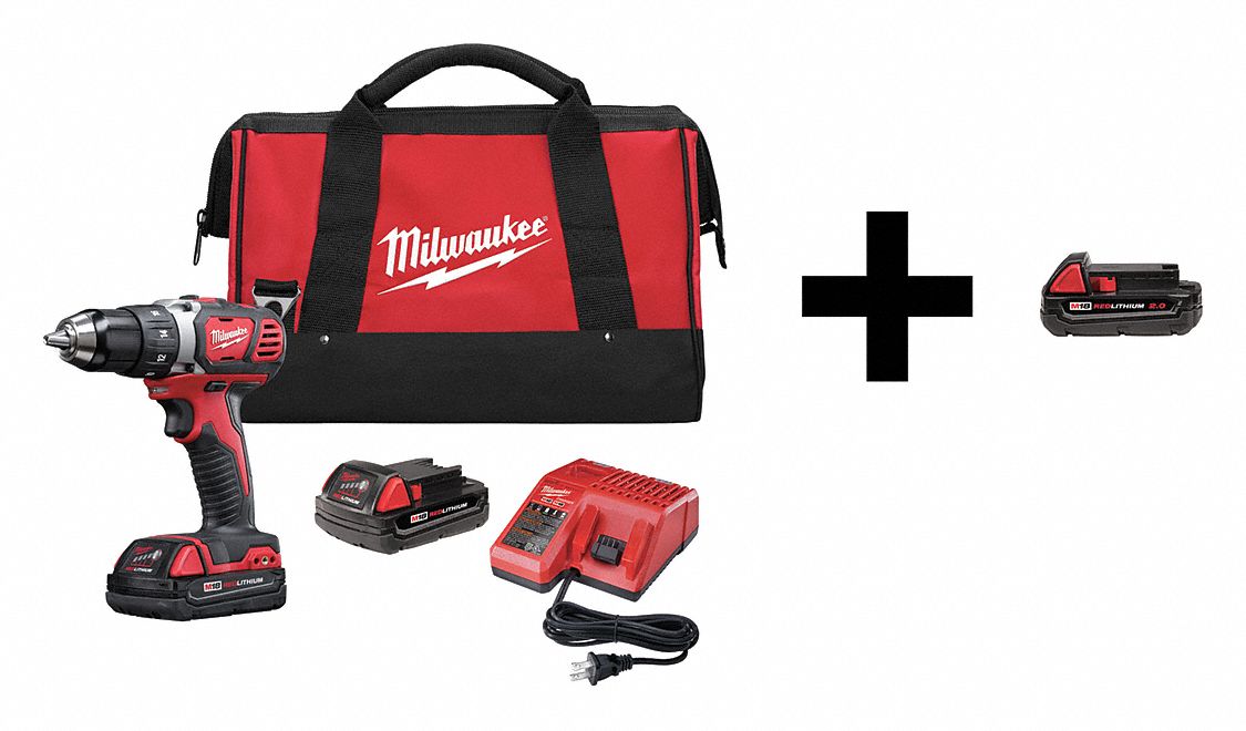 Drill Kit Cordless 1550 RPM 18V DC