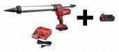 Caulk Gun with Additional Battery 18V