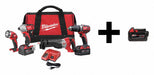 Cordless Combo Kit 18.0 V 4 Tools 3 Batt