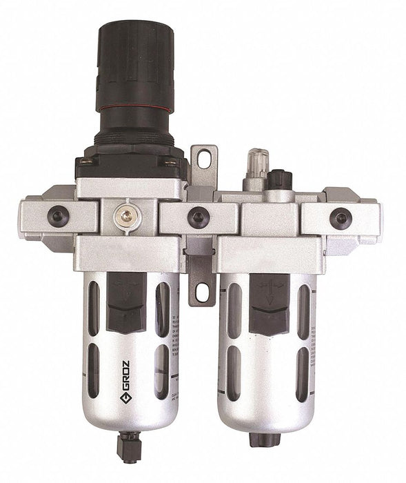 FRL 2 pcs 1/4 NPT 40 micron 53 cfm