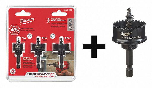 Hole Saw Combo Kit Bi-Metal 4 pcs.