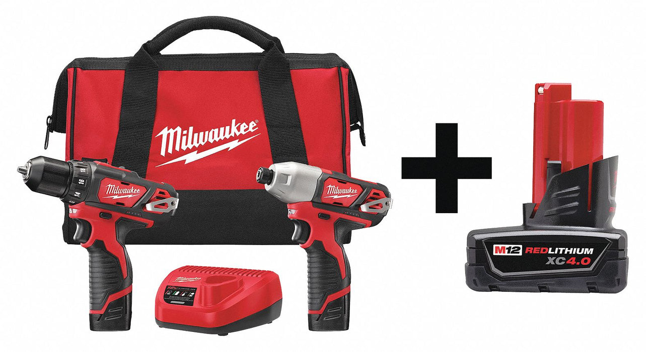 Cordless Combo Kit 12.0 V 2 Tools 2 Batt