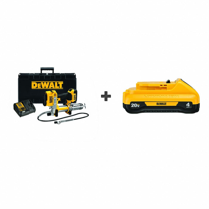 Cordless Grease Gun Kit 10000psi 4.0A/hr
