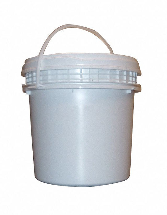 Storage Pail 8 in OD White 8 in H