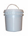 Storage Pail 8 in OD White 8 in H