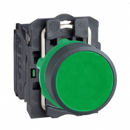 H7077 FlushPushButtonOperator NonIllum Grn 1NO
