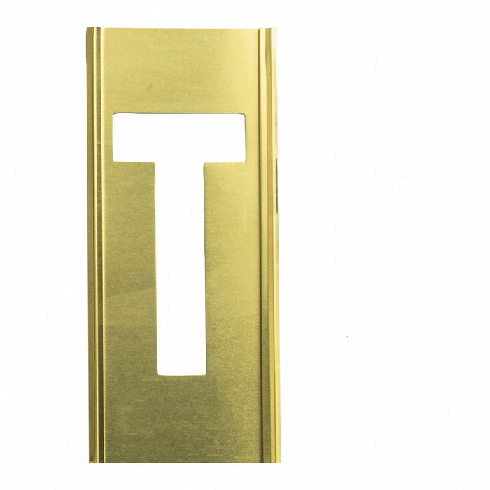 Individual Stencil Letter Brass
