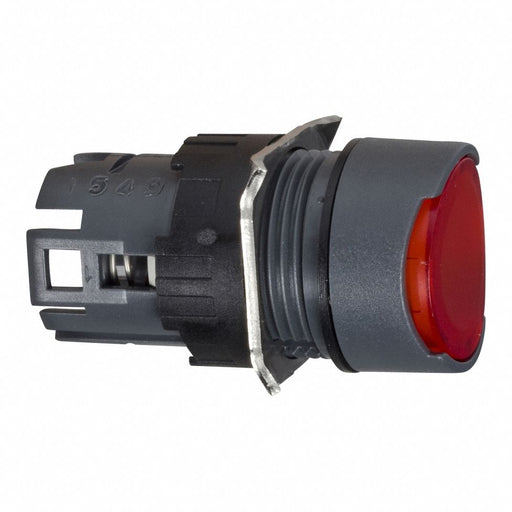FlushPushButton Red No Lamp 16mm