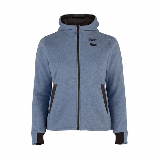 Heated Hoodie S Zipper Blue Blue