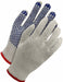 Poly/Cotton Natural w/ Blue Palm Grip