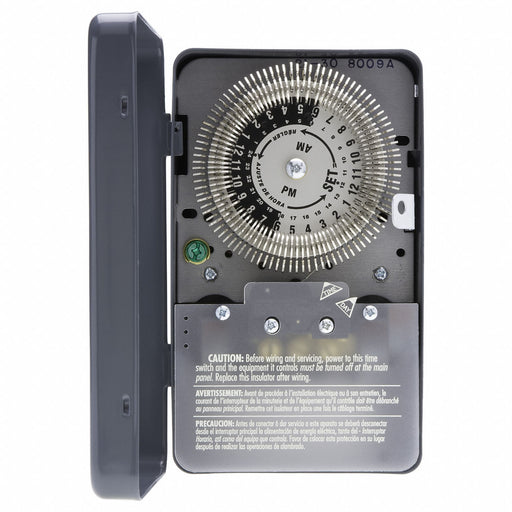 Electromechanical Timer 24 hr SPDT Metal