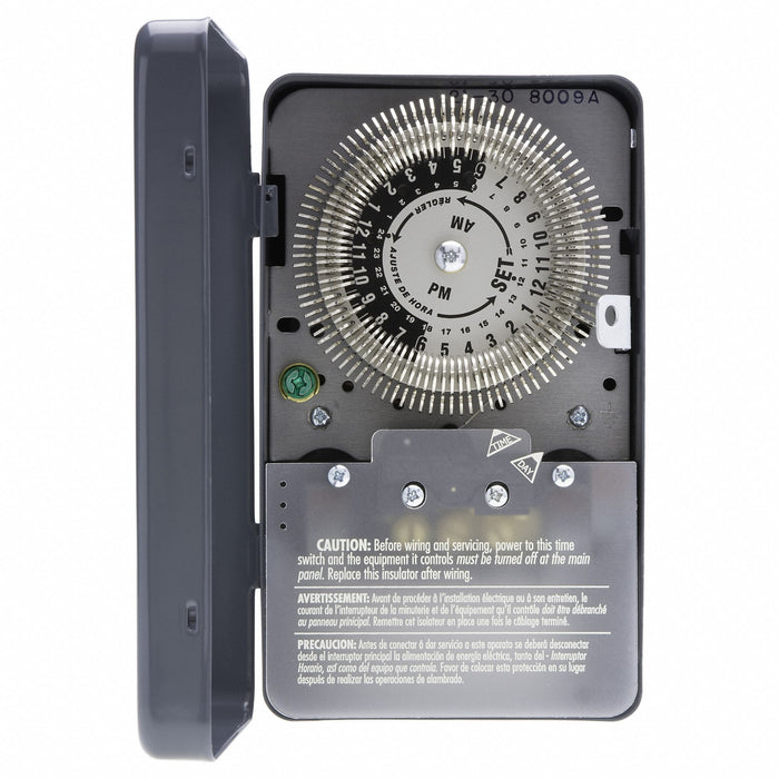 Electromechanical Timer 24 hr SPDT Metal