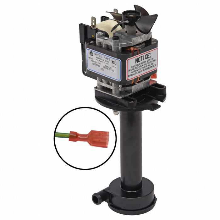 Ice Machine Pump Screened Intake 1/4 hp