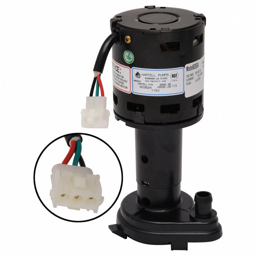 Ice Machine Pump Screened Intake 1/4 hp