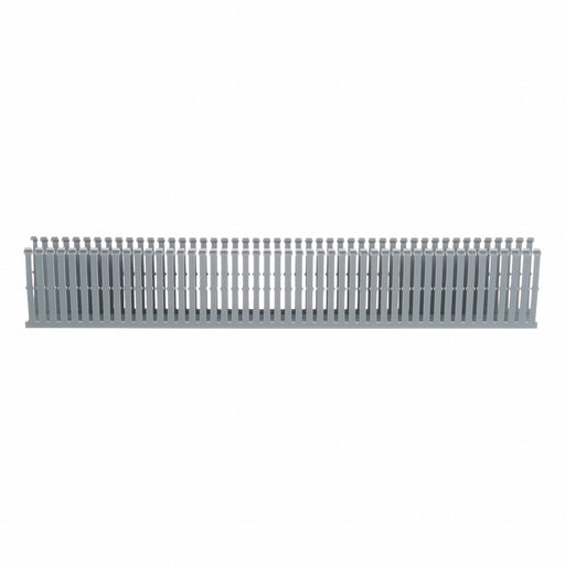 Wire Duct Narrow Slot Gray 1.75 W x 4 D