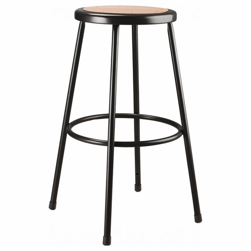 Blk Hardboard Stool 30 Welded Tube Leg