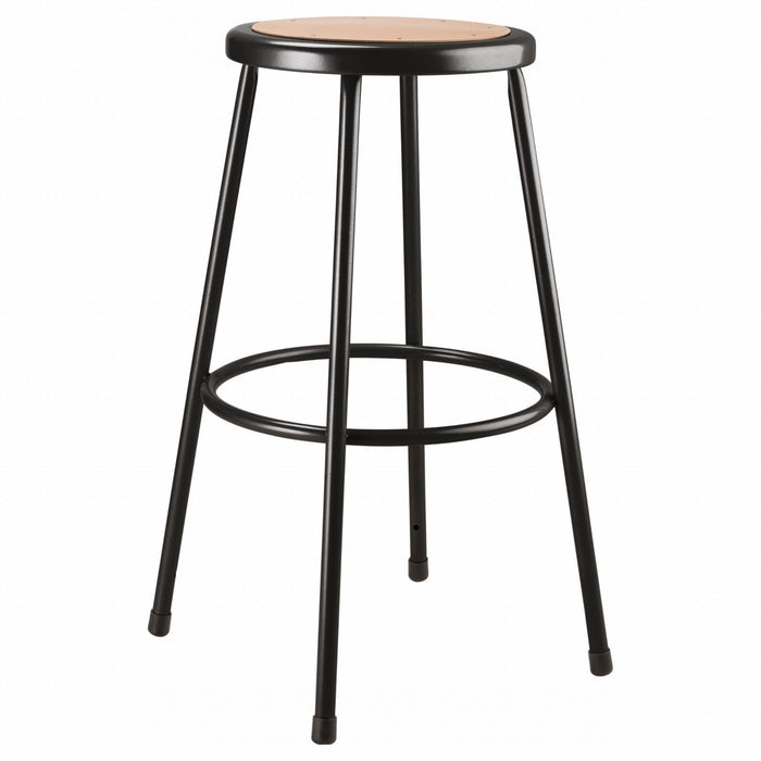 Blk Hardboard Stool 30 Welded Tube Leg