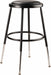 Blk Vinyl Stool 19-27 H Welded Tube Leg