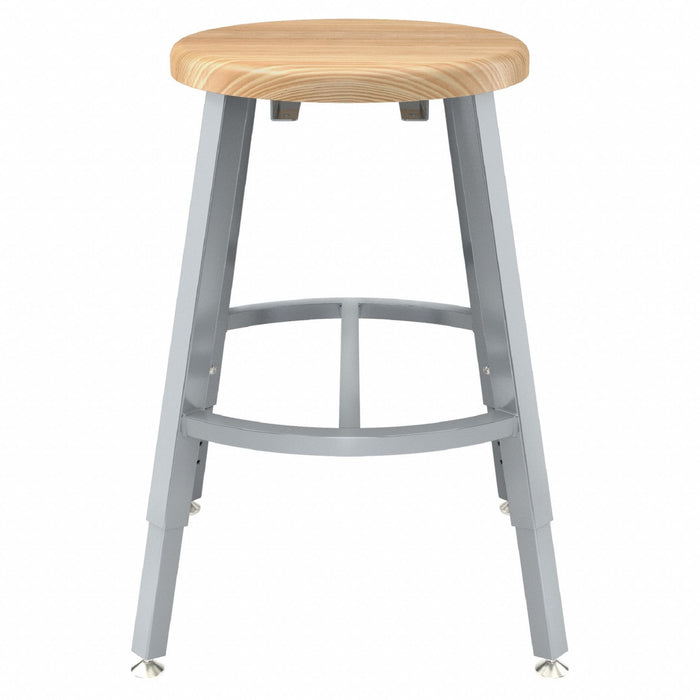 Butcherblock Stool 18-26 