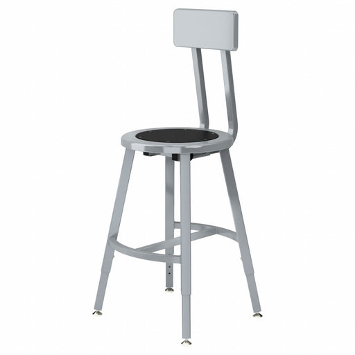 Black Center Metal Stool Back 18-26 