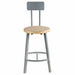 Butcherblock Stool Back 24 